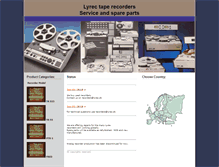 Tablet Screenshot of lyrec.dk
